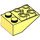 LEGO Helles Hellgelb Steigung 2 x 3 (25°) Invertiert ohne Verbindungen zwischen Bolzen (3747)