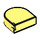 LEGO Jaune clair brillant Tuile 1 x 1 Demi Oval (24246 / 35399)