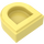 LEGO Bright Light Yellow Tile 1 x 1 Half Oval (24246 / 35399)