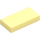 LEGO Bright Light Yellow Tile 1 x 2 with Groove (3069 / 30070)