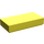 LEGO Jaune clair brillant Tuile 1 x 2 avec rainure (3069 / 30070)
