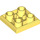 LEGO Bright Light Yellow Tile 2 x 2 Inverted (11203)