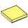 LEGO Bright Light Yellow Tile 2 x 2 with Groove (3068)