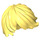 LEGO Helder Lichtgeel Tousled Haar naar Links geveegd (18226 / 87991)