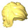 LEGO Jaune clair brillant Tousled Mi-longueur Cheveux avec séparation latérale (25409 / 86279)