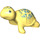 LEGO Bright Light Yellow Turtle (Walking) with Blue scales (66590 / 66709)