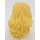 LEGO Helder Lichtgeel Golvend Lang Haar met Parting (33461 / 95225)