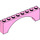 LEGO Bright Pink Arch 1 x 8 x 2 Raised, Thin Top without Reinforced Underside (16577 / 40296)