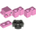 LEGO Leuchtend rosa Baby Minecraft Pig