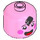 LEGO Bright Pink Big Head with Buddha Face - Male (101513)