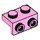 LEGO Leuchtend rosa Halterung 1 x 2 - 1 x 2 (99781)