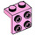 LEGO Fel roze Beugel 1 x 2 met 2 x 2 (21712 / 44728)