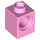 LEGO Fel roze Steen 1 x 1 met Gat (6541)