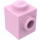 LEGO Bright Pink Brick 1 x 1 with Stud on One Side (87087)