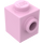 LEGO Fel roze Steen 1 x 1 met Stud Aan een Kant (87087)