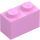 LEGO Bright Pink Brick 1 x 2 with 1 Stud on Side (86876)