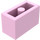 LEGO Fel roze Steen 1 x 2 met buis aan de onderzijde (3004 / 93792)