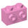 LEGO Bright Pink Brick 1 x 2 with Studs on One Side (11211)