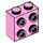 LEGO Bright Pink Brick 1 x 2 x 1.6 with Studs on One Side (1939 / 22885)