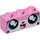 LEGO Bright Pink Brick 1 x 3 with Happy unikitty face with tears (3622 / 49888)