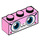 LEGO Fel roze Steen 1 x 3 met Smiling unikitty Gezicht (3622 / 38312)