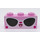 LEGO Bright Pink Brick 1 x 3 with Unikitty Face with sunglasses (3622 / 60437)
