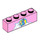 LEGO Fel roze Steen 1 x 4 met Llama in Clouds