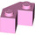 LEGO Bright Pink Brick 2 x 2 Facet (87620)