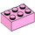 LEGO Fel roze Steen 2 x 3 (3002)
