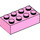 LEGO Fel roze Steen 2 x 4 (3001 / 72841)