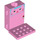 LEGO Bright Pink Brick 6 x 6 x 5 Gear Block with Cat Face (3863 / 104593)