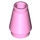 LEGO Bright Pink Cone 1 x 1 with Top Groove (28701 / 59900)