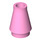 LEGO Bright Pink Cone 1 x 1 without Top Groove (4589 / 6188)