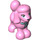 LEGO Bright Pink Dog - Poodle (66595 / 66718)