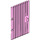 LEGO Fel roze Deur 1 x 4 x 6 Grooved (3644)