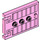 LEGO Rose pétant Porte 1 x 5 x 3 avec Manipuler (93096)