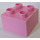 LEGO Leuchtend rosa Duplo Backstein 2 x 2 (3437 / 89461)