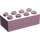 LEGO Leuchtend rosa Duplo Backstein 2 x 4 (3011 / 31459)