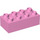 LEGO Bright Pink Duplo Brick 2 x 4 (3011 / 31459)