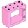 LEGO Leuchtend rosa Duplo Tür Rahmen 2 x 4 x 3 mit flachem Rand (61649)