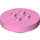 LEGO Bright Pink Duplo Plate 4 x 4 Round (15516)