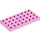 LEGO Leuchtend rosa Duplo Platte 4 x 8 (4672 / 10199)