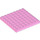 LEGO Leuchtend rosa Duplo Platte 8 x 8 (51262 / 74965)