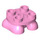 LEGO Bright Pink Feet 2 x 2 (66858)