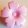 LEGO Bright Pink Flower with Serrated Petals with Small Pin (93080)