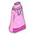 LEGO Bright Pink Friends Hip with Long Skirt with Sakina Pink Dress (Thin Hinge) (36187 / 104968)