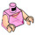 LEGO Fel roze Hermione Granger Minifig Torso (973 / 76382)