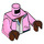 LEGO Bright Pink Karamo Brown Minifig Torso (973 / 76382)