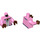 LEGO Leuchtend rosa Karamo Brown Minifig Torso (973 / 76382)