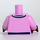 LEGO Leuchtend rosa Karamo Brown Minifig Torso (973 / 76382)